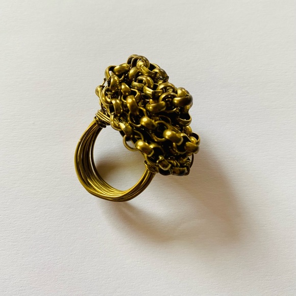 Funky brass ring - Picture 6 of 6